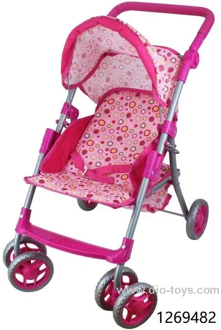 doll stroller in color box