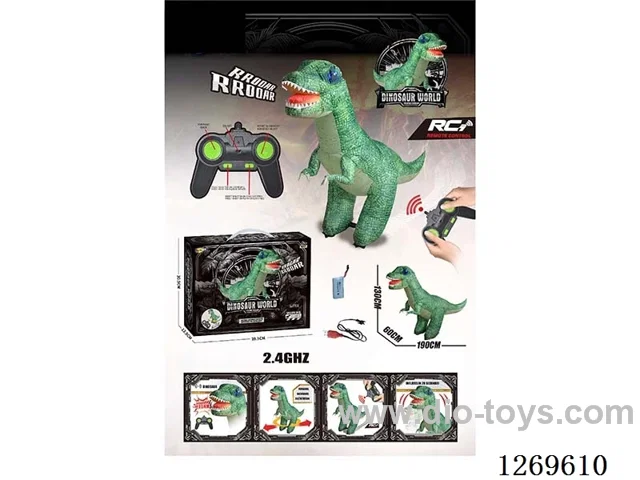 2.4 GHz RC Inflatable Dinosaur included battery