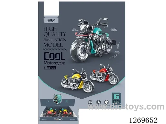 Inertial Model Motorcycle Series (6PCS)