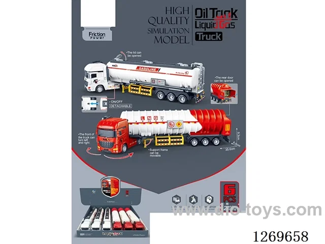 Inertia Oil and Natural Gas Tank Truck Series (6PCS)