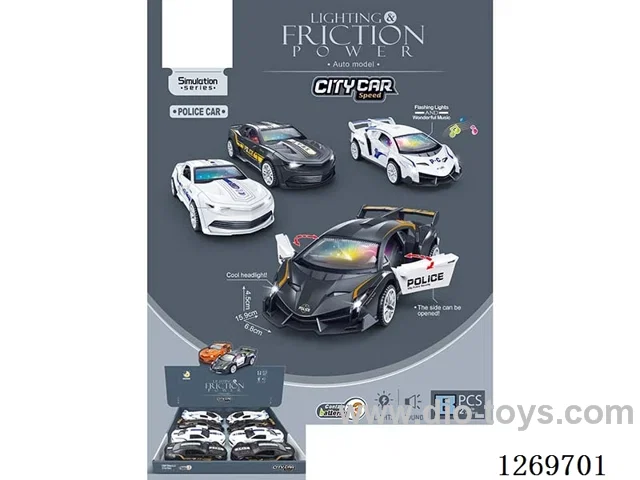 Sound & Light Inertia City Supercar (8PCS) included battery 1:32