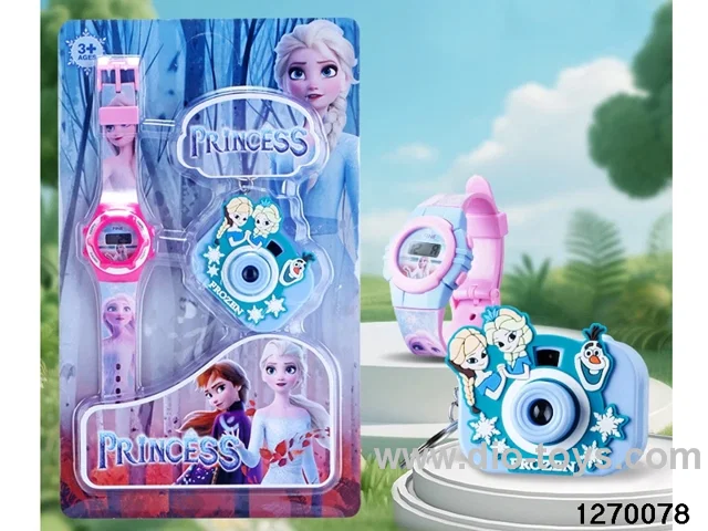 Projection Camera + Cartoon Digital Watch
