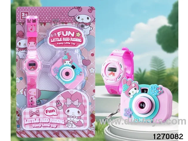 Projection Camera + Cartoon Digital Watch