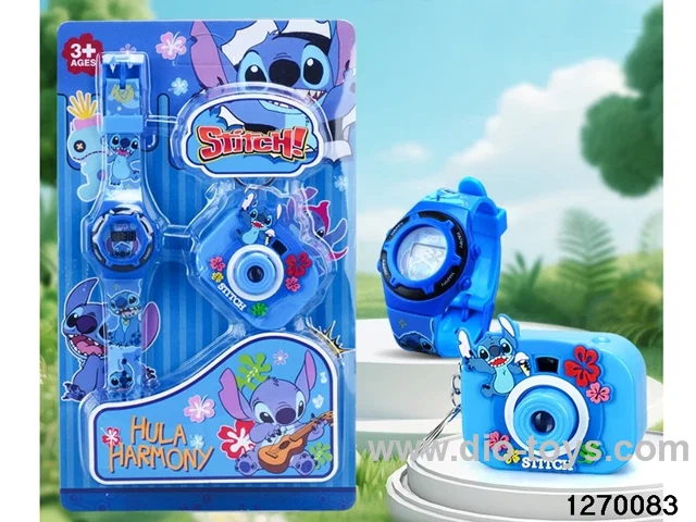 Projection Camera + Cartoon Digital Watch