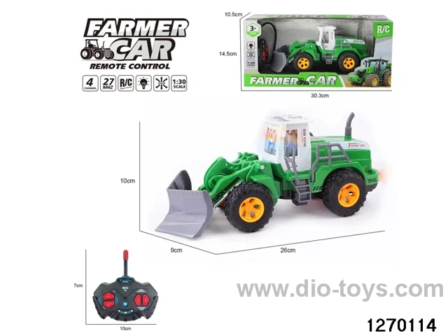 1:30 4 ch rc construction vehicle with light，not include battery