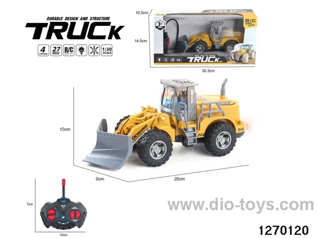 1:30 4 ch rc construction vehicle with light，not include battery