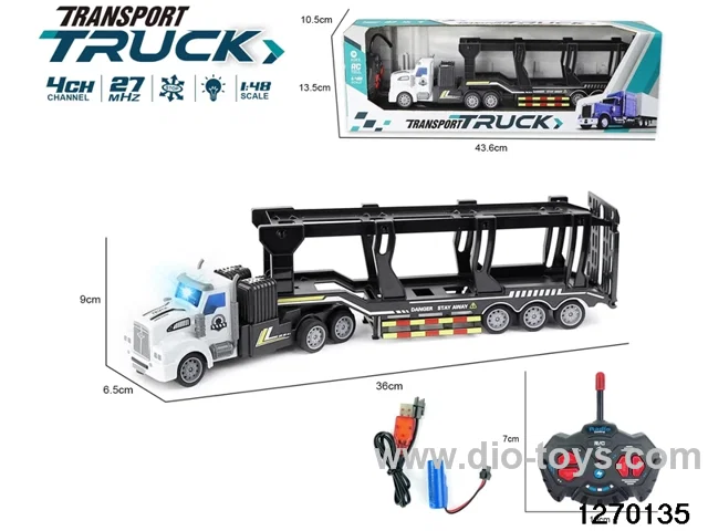 1:48 4 ch rc truck with light，include battery