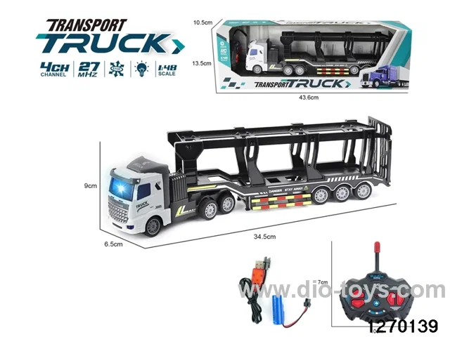1:48 4 ch rc truck with light，include battery
