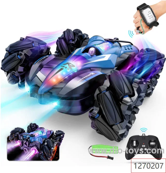 2.4G 4WD Double Climbing 360 Degree Rotating RC Drift Stunt Car