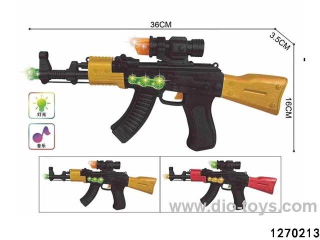 electric gun with light and music