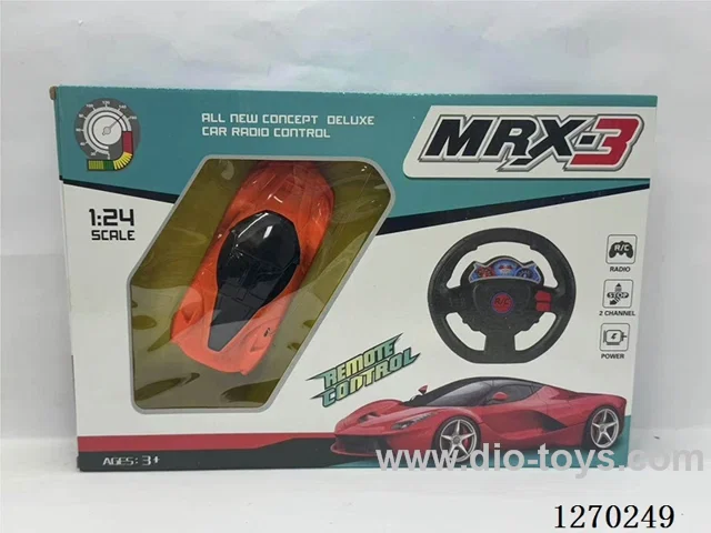 1:24 2ch rc car with light not included battery