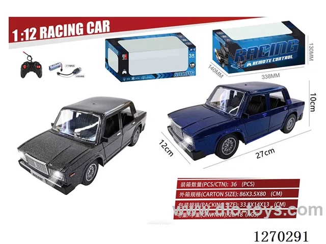 1:12 27MHZ RC car W L/M included battery