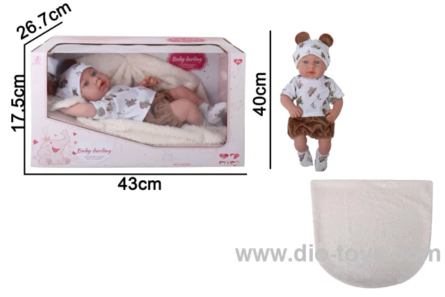 16-inch full-body doll without IC (with male features)
