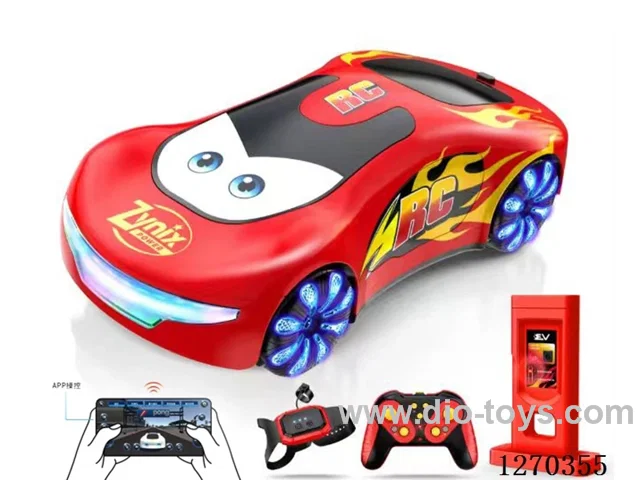 2.4G APP Bluetooth-Controlled Dual-Spray RC Car (Special Edition) (Includes Charging Station / Supports Type-C Direct Charging) – Included Battery