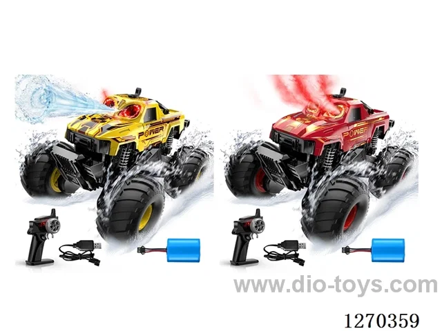 RC high-wheel spray off-road amphibious vehicle (included battery)