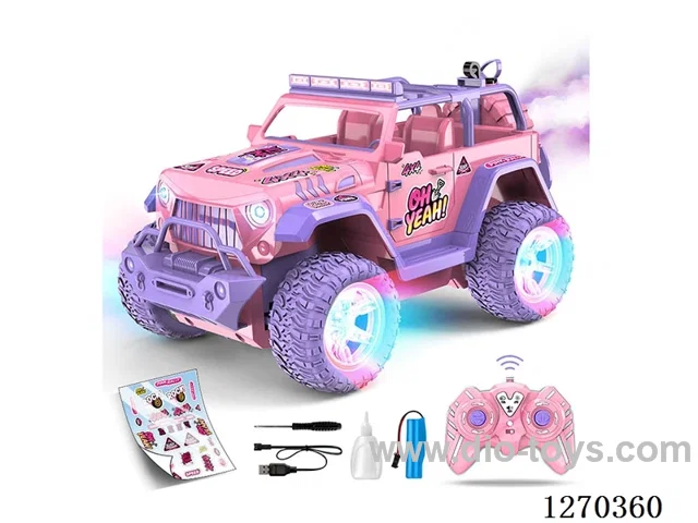 2.4G 1:16 Off-Road RC Car with Spray (included battery)