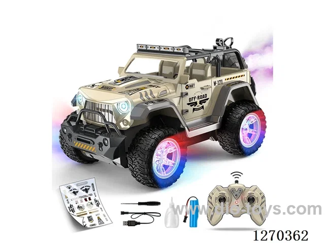 2.4G 1:16 Off-Road RC Car with Spray (included battery)