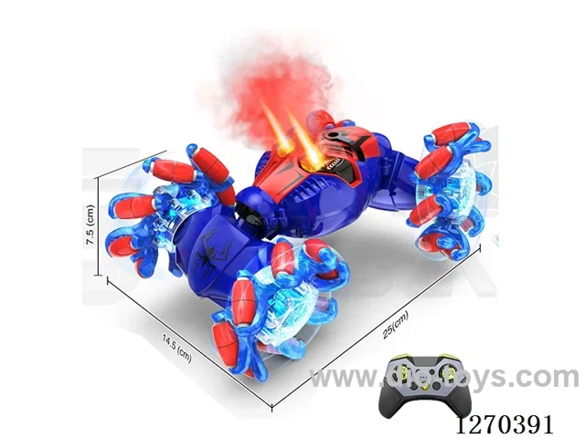 1:18 2.4G RC Spray Twist Car (Explosion Wheels) included battery