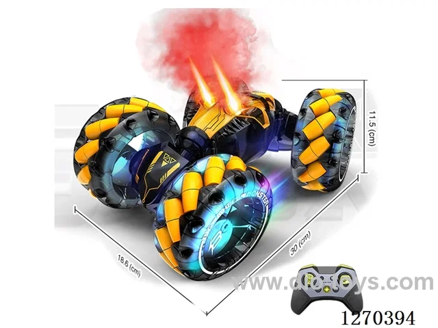 1:18 2.4G RC Spray Twist Car (Hollow  Wheels) included battery
