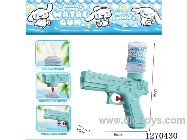 Glock Automatic Water Gun (Can Hold Candy)