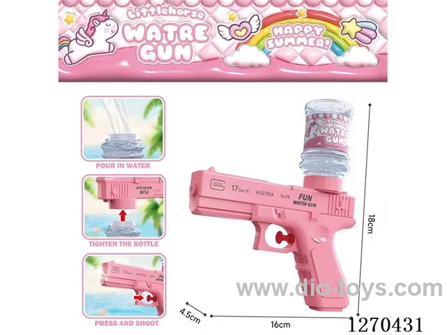 Glock Automatic Water Gun (Can Hold Candy)