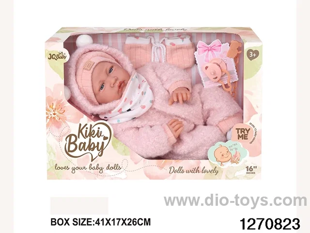 16-inch cotton body doll with power function and 12 vocal track accessories