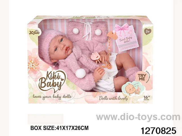 16-inch cotton body doll with power function and 12 vocal track accessories