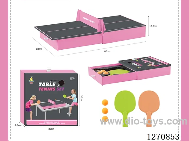 Mini Folding Ping Pong Table Set