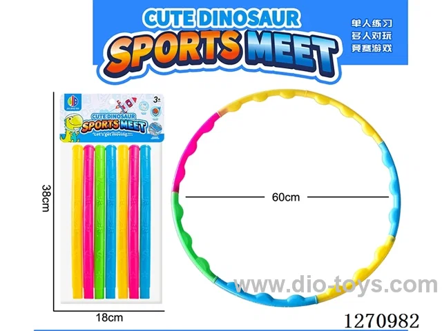 7-section hula hoop, approx. 60 cm in diameter