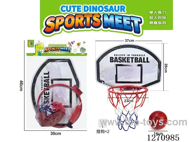 Basketball backboard (plastic backboard + metal rim)