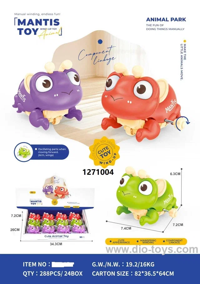 wind-up  mantis toys in display box