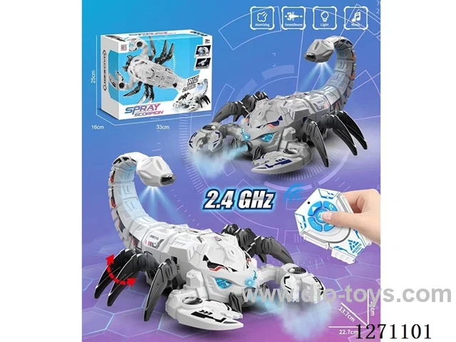2.4G RC Mechanical Scorpion W L/M/spray