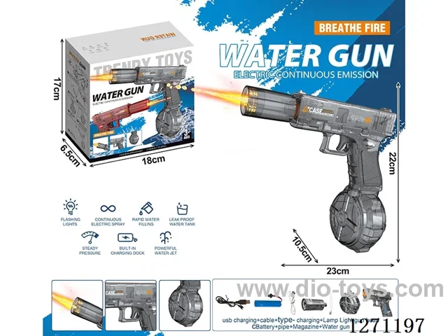 Glock Generation 2 Flame Version Full-Stroke Linkage Transparent Gray (Battery Included)