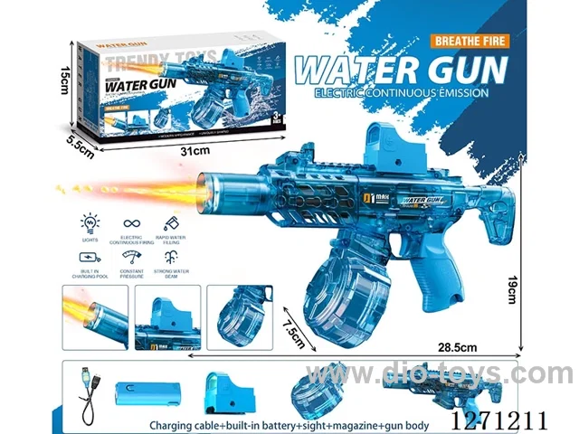 MXC Generation 2 Flame Version Full-Stroke Linkage Transparent Blue (Battery Included)