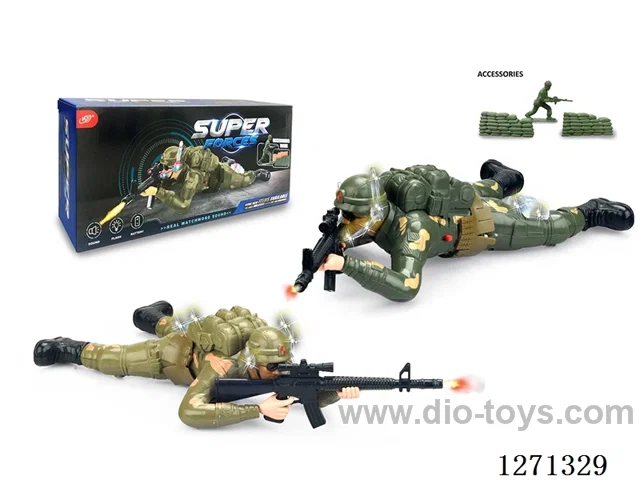 Electric Climbing Soldier - Body with Lights - Includes Accessories