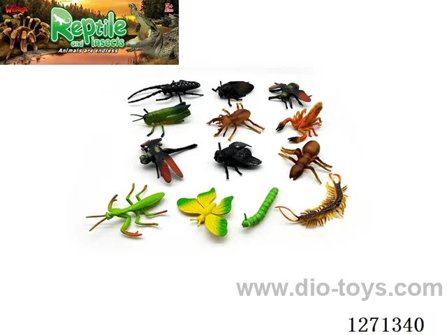 13-Piece Realistic Insect Set (5-Inch)