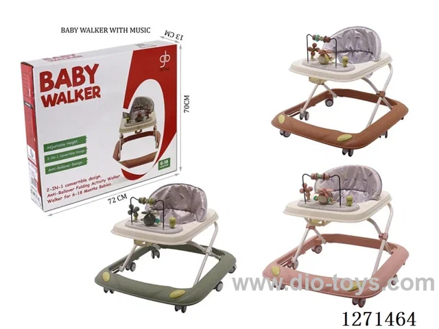 Baby Walker  Colors: Pink-Orange-Green