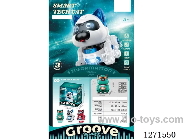Smart Cat Robot 3 colors not included 3*AA battery