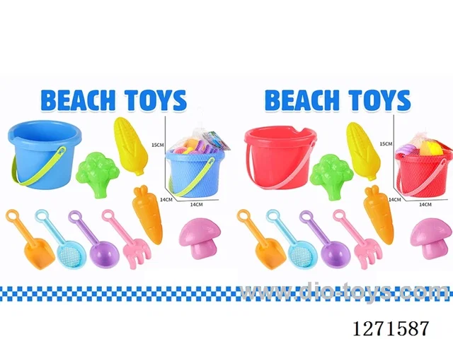 9PCS beach toys 2 mixed