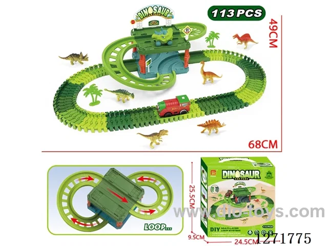 90PCS Electric Track Set