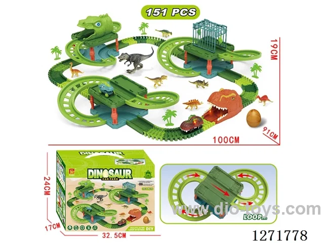 100PCS Electric Track Set
