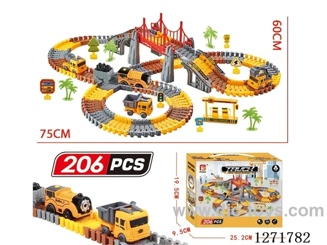 180PCS Electric Track Set