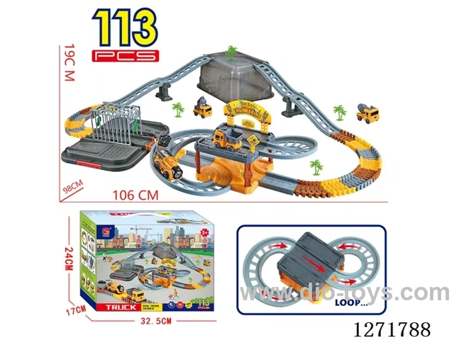 80PCS Electric Track Set