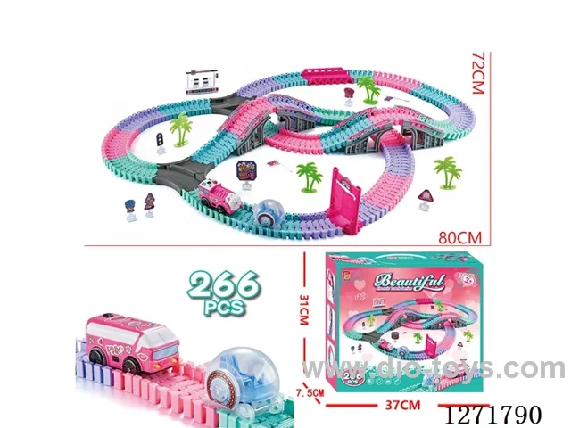 240PCS Electric Track Set