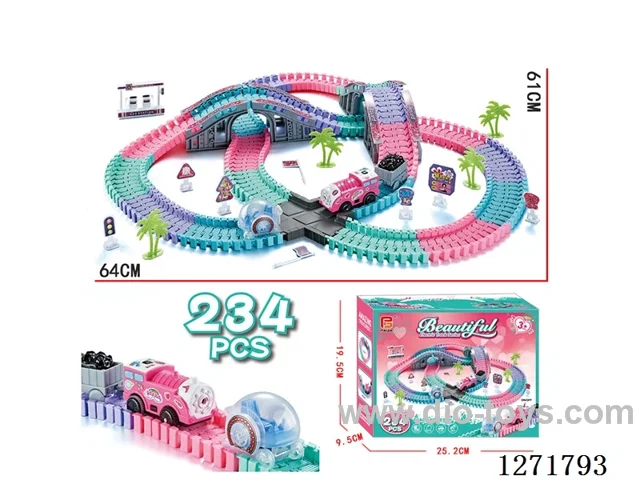 234PCS Electric Track Set