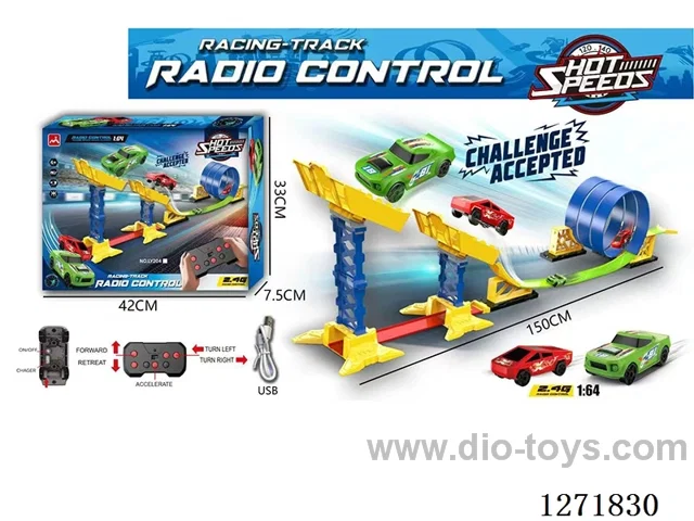 2.4G RC Tracked Car (Red/Green) (29PCS) included battery