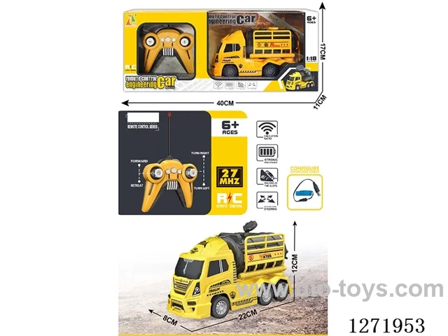 RC Construction Fuel Tank Truck (Battery Included)