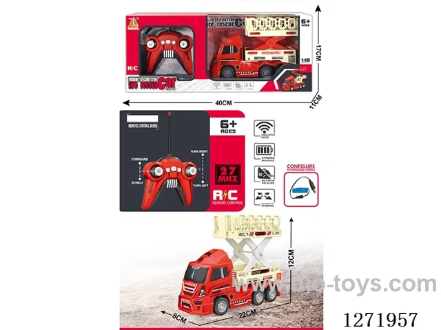RC Fire Aerial Platform Truck (Battery Included)
