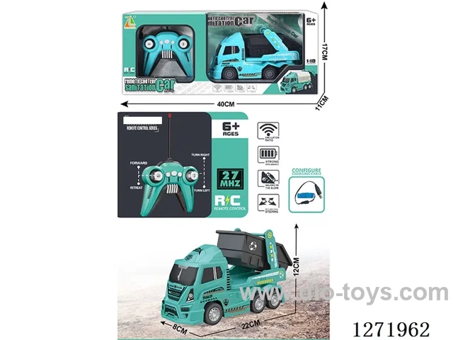 RC Sanitation Dump Truck (Battery Included)
