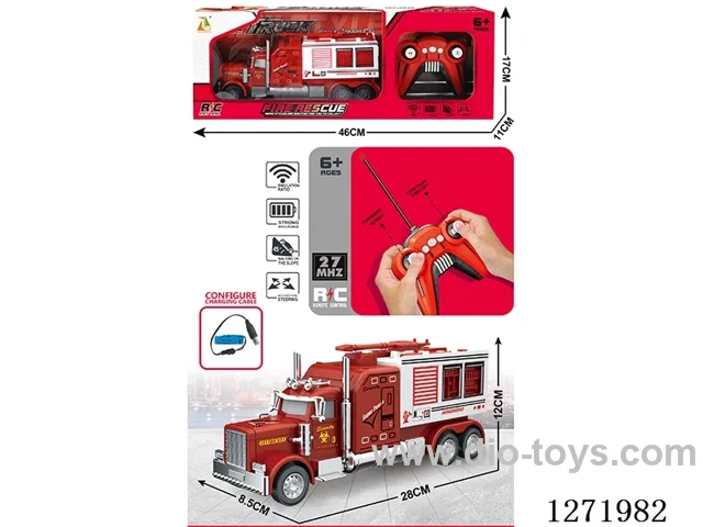 RC Fire Water Sprinkler Truck (Battery Included)